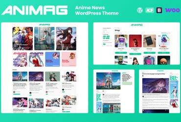 ANIMAG - Anime News WordPress Theme + RTL