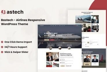 Bastech - Airlines Responsive WordPress Theme