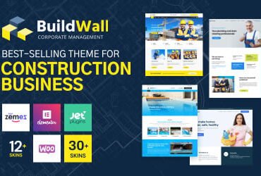 BuildWall - Construction Company Multipurpose WordPress Theme