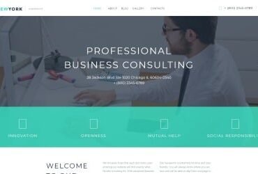 Business & Services Responsive WordPress Theme