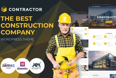 Contractor - Architecture & Construction Company WordPress Elementor