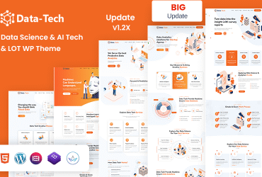 DataTech - Data Science & AI Tech And  IOT WordPress Theme