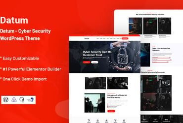 Datum - Cyber Security WordPress Theme