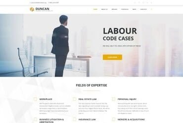 Duncan - Lawyer Company Responsive WordPress Theme