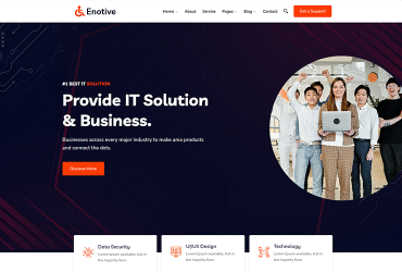 Enotive - IT Solutions and Business WordPress Theme