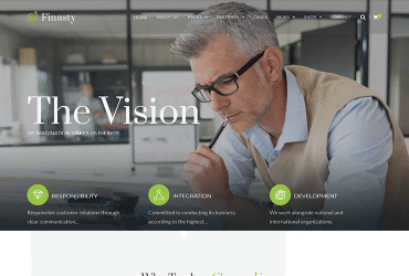 Finasty - Efficient Business Services WordPress Theme