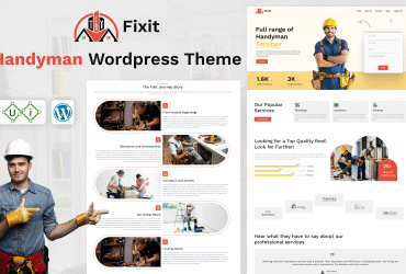 Fixit - Handyman & Repair Services WordPress Theme