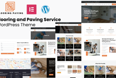 Flooring and Paving Services WordPress Theme