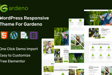 Gardeno-Landscape Gardening WordPress Theme