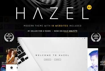 Hazel - Clean Minimalist Multi-Purpose WordPress Theme