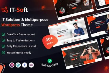 IT-Soft - IT Solutions & Business Consulting WordPress Theme