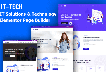 ItTech - IT Solutions, Technology & Multipurpose WordPress Theme