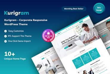 Kurigram - Corporate Business Responsive WordPress Theme