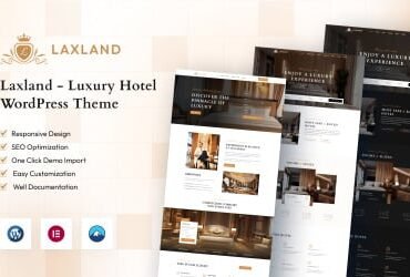 Laxland - Luxury Hotel WordPress Theme
