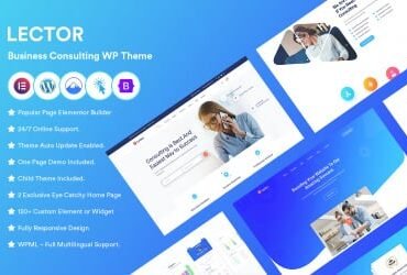 Lector- Business Consulting WordPress Theme.