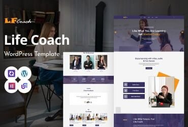 LFCoach - Life Coaching WordPress Elementor Theme