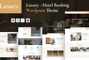 Luxury - Luxury, Resort & Hotel Booking WordPress Theme.