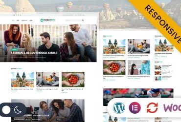 Magazinry - Newspaper, Magazine & Blog Elementor WordPress Responsive Theme