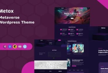 Metox - Metaverse Wordpress Theme