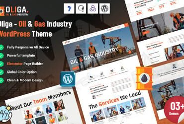 Oliga - Oil & Gas Industry WordPress Theme