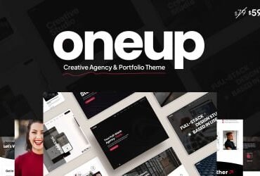 Oneup - Modern Agency & Portfolio WordPress Theme