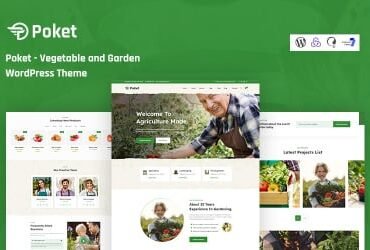 Poket -  Vegetable and Garden WordPress Theme