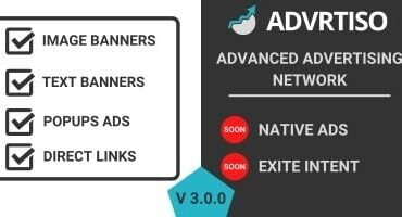 AdVartiso - Advanced Advertising Network PHP