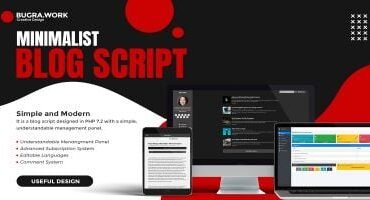 Advanced Minimalist Personal Blog Script
