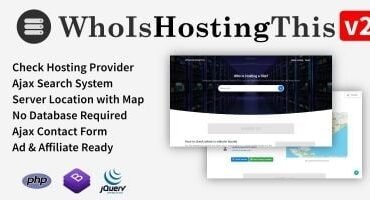 WhoIsHostingThis - Hosting Checker PHP Script