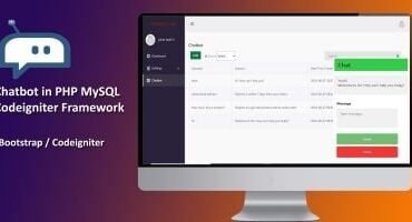 Chatbot In PHP MySQL Codeigniter Framework