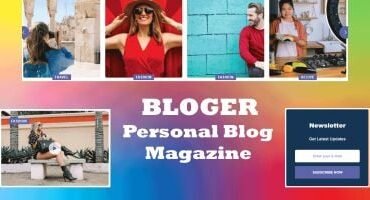 Bloger Personal Blog And Magazine Script