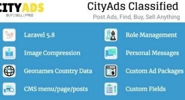 CityAds Classified - Online Marketplace Software
