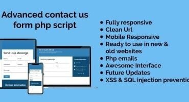 Advanced Contact us Form Php Script