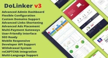 ADLinker - URL Shortener And Google Adsense Script