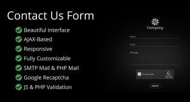 Beautiful AJAX Contact Form with Animations