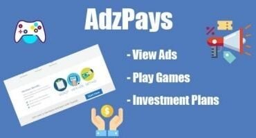 AdzPays - Investment PHP Script