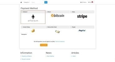 BlockChain CMS Shopping Cart