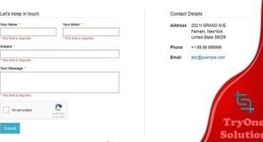 AJAX Multi-language Contact Form - PHP Script