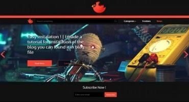 Blog with Control panel - PHP Script
