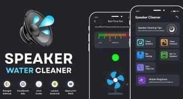 Speaker Water Cleaner with AdMob Ads Android