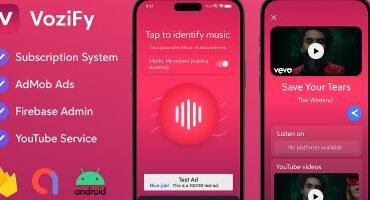 Vozify - Shazam Clone Android Source Code
