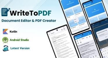 WriteToPdf - Document Editor PDF Creator Android