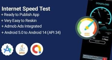 Internet Speed Tester App - Android Source Code