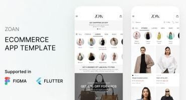 Zoan Ecommerce Flutter UI Kit