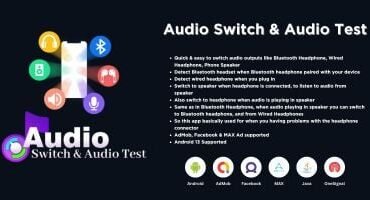 Audio Switch Audio Test - Android Source Code