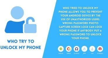 Who Tried To Unlock My Phone -  Android