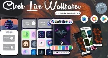 Android Analog and Digital Clock Live Wallpaper