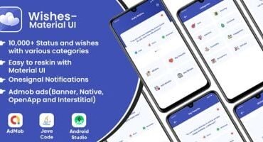 Material Daily Status and Wishes Android