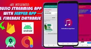 Music Streaming App with Server App And Firebase