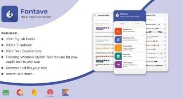 Fontave - Stylish Fonts for Social Media - Android